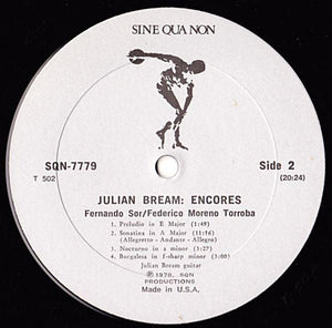 Julian Bream - Encores 1978 - Quarantunes