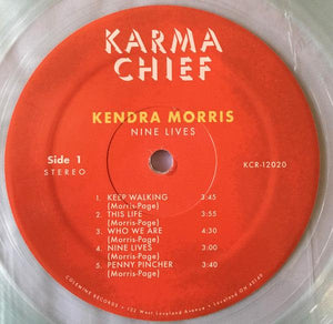 Kendra Morris - Nine Lives (clear, ltd) 2022 - Quarantunes