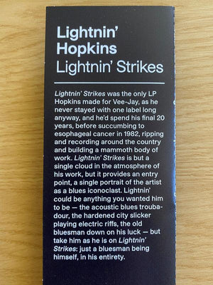 Lightnin' Hopkins - Lightnin' Strikes - Quarantunes