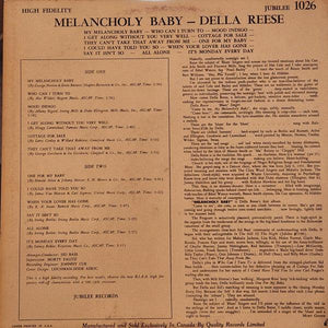 Della Reese - Melancholy Baby - Quarantunes