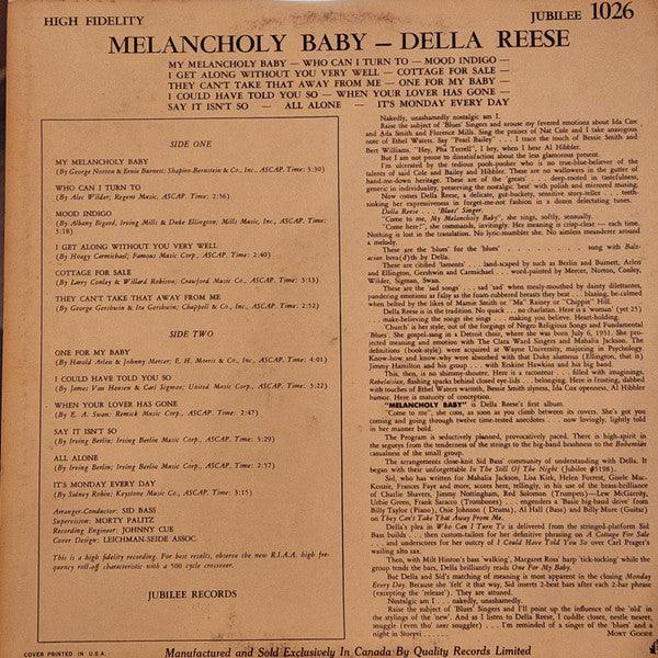 Della Reese - Melancholy Baby - Quarantunes