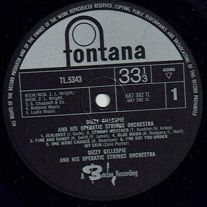 Dizzy Gillespie And His Operatic Strings - Dizzy Gillespie And His Operatic Strings Orchestra - Quarantunes