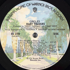 Mary Travers - Circles - 1974 - Quarantunes