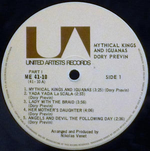 Dory Previn - Mythical Kings And Iguanas - Quarantunes