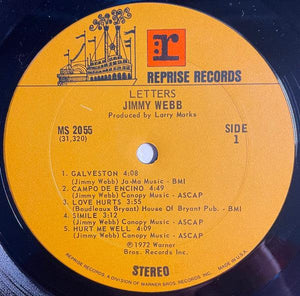 Jimmy Webb - Letters 1972 - Quarantunes