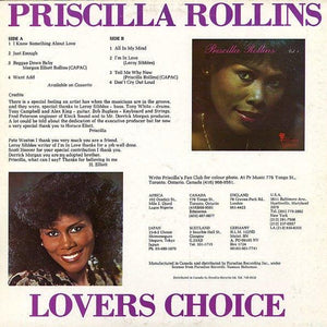 Priscilla Rollins - Lovers Choice, Volume 2 - Quarantunes