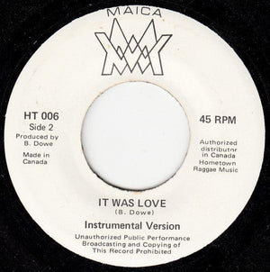 Brent Dowe - It Was Love 1976 - Quarantunes