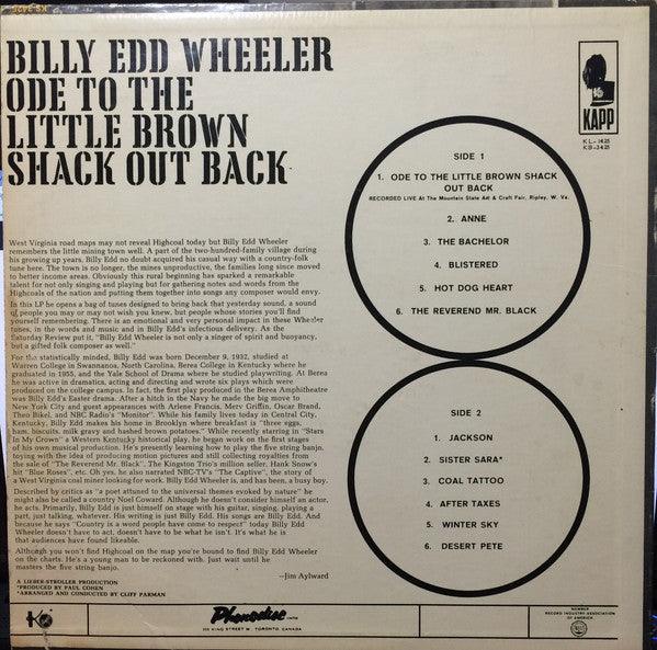 Billy Edd Wheeler - Memories Of America 1964 - Quarantunes