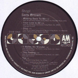 Sam Brown - Stop! - 1988 - Quarantunes