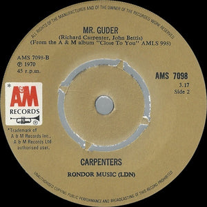 Carpenters - Jambalaya (On The Bayou)