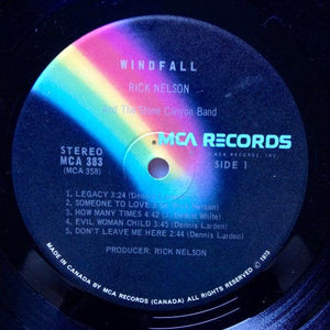 Rick Nelson & The Stone Canyon Band - Windfall 1974 - Quarantunes