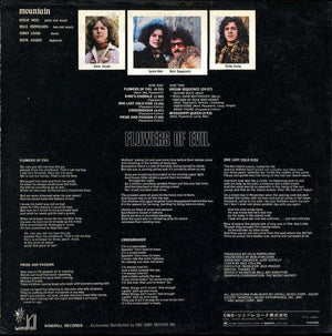 Mountain - Flowers Of Evil (Japan, stone mint) 1972 - Quarantunes