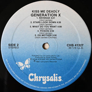 Generation X (4) - Kiss Me Deadly