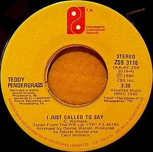 Teddy Pendergrass - Love T.K.O. / I Just Called To Say 1980 - Quarantunes