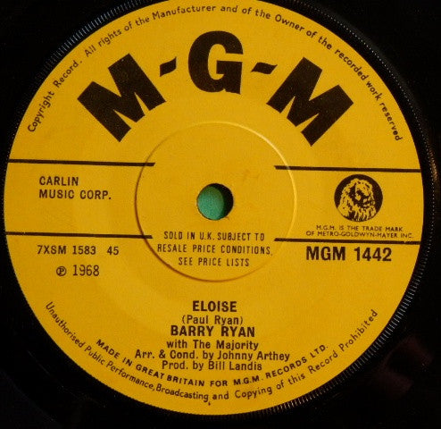 Barry Ryan - Eloise