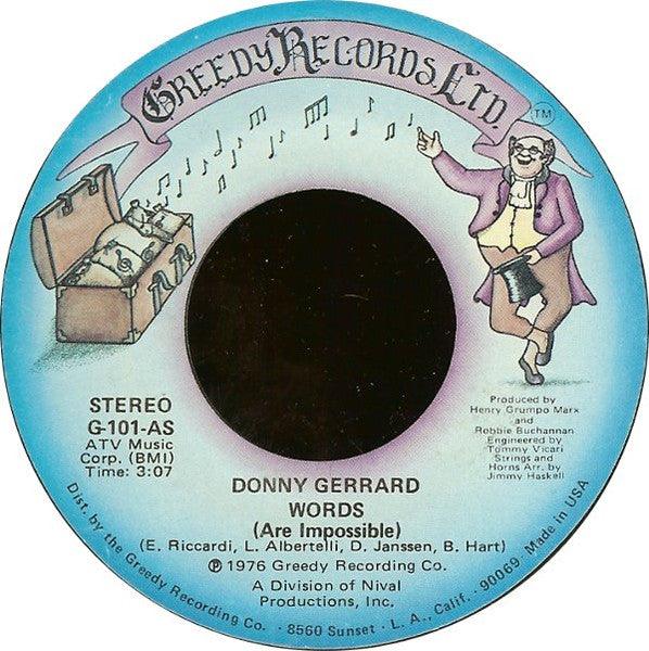 Donny Gerrard - Words (Are Impossible) 1976 - Quarantunes