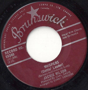 Jackie Wilson - The Fairest Of Them All / Whispers (Getting Louder) - Quarantunes