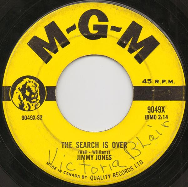 Jimmy Jones - Handy Man / The Search Is Over