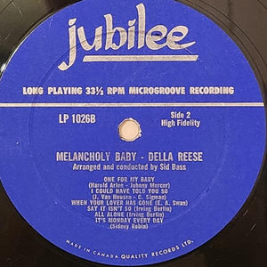 Della Reese - Melancholy Baby - Quarantunes