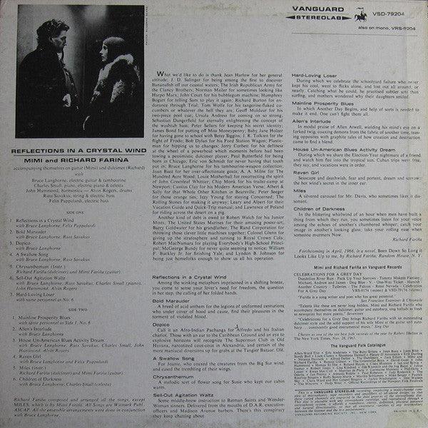 Richard & Mimi Fariña - Reflections In A Crystal Wind 1966 - Quarantunes