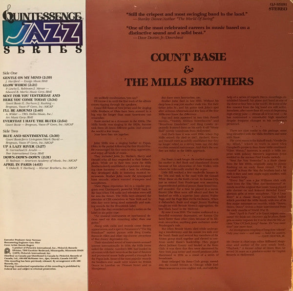 Count Basie - Count Basie & The Mills Brothers