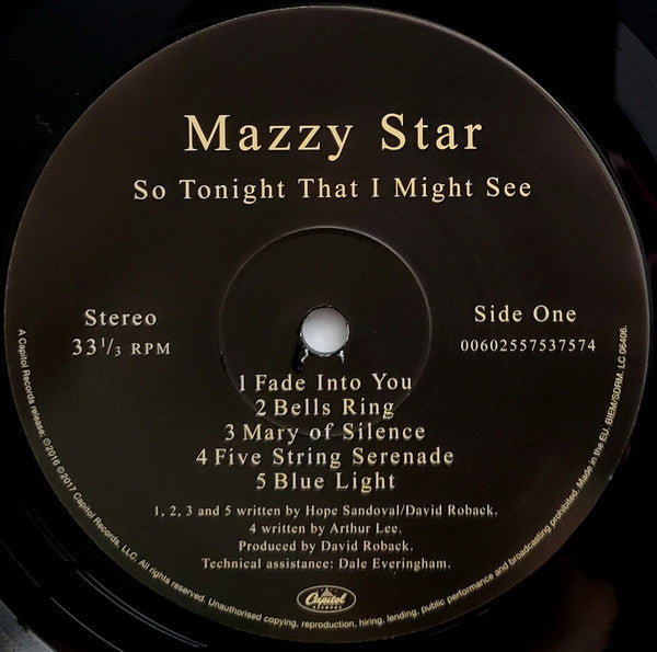 Mazzy Star - So Tonight That I Might See