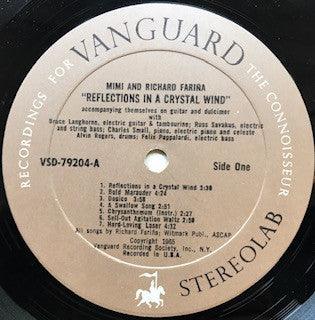 Richard & Mimi Fariña - Reflections In A Crystal Wind 1966 - Quarantunes