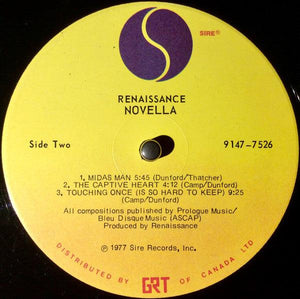 Renaissance - Novella 1977 - Quarantunes