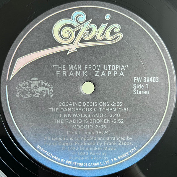 Frank Zappa - The Man From Utopia
