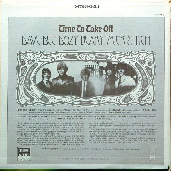 Dave Dee, Dozy, Beaky, Mick & Tich - Time To Take Off 1968 - Quarantunes