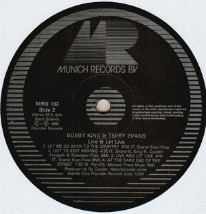 Bobby King & Terry Evans - Live And Let Live! 1988 - Quarantunes