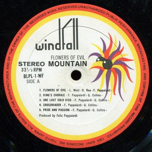 Mountain - Flowers Of Evil (Japan, stone mint) 1972 - Quarantunes