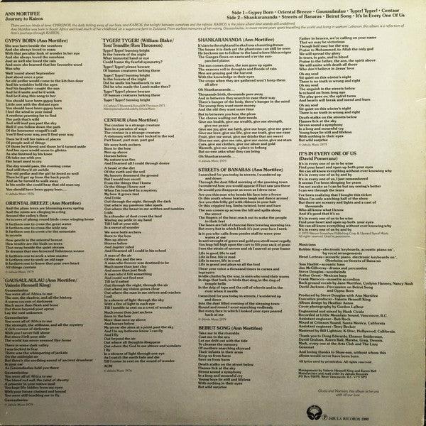 Ann Mortifee - Journey To Kairos (minty) 1980 - Quarantunes