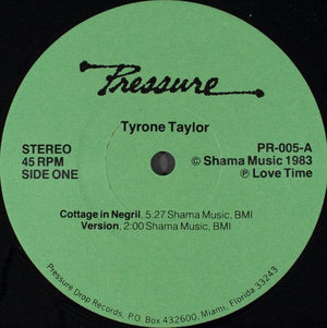 Tyrone Taylor - Cottage In Negril (12") 1983 - Quarantunes