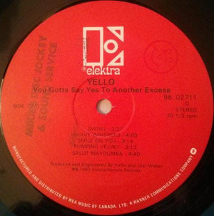 Yello - You Gotta Say Yes To Another Excess 1983 - Quarantunes