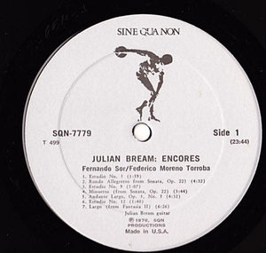 Julian Bream - Encores 1978 - Quarantunes