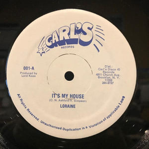 Loraine - It's My House / It's My House Dub - Quarantunes