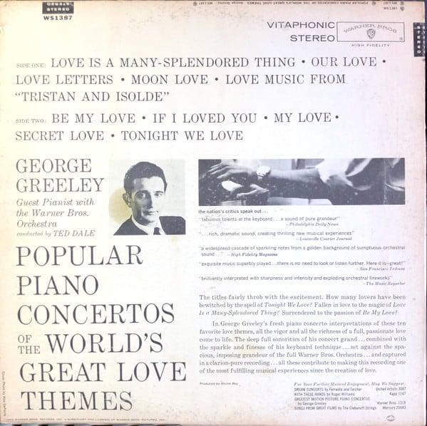 George Greeley - Popular Piano Concertos Of The World's Great Love Themes - Quarantunes