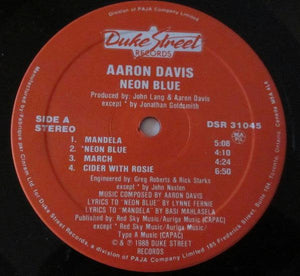 Aaron Davis - Neon Blue 1986 - Quarantunes
