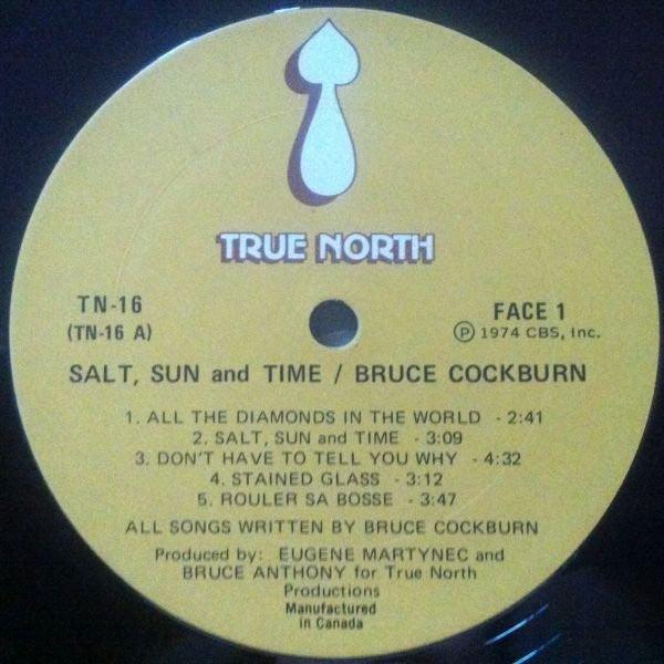 Bruce Cockburn - Salt, Sun And Time 1974 - Quarantunes
