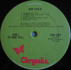 Jethro Tull - War Child 1974 - Quarantunes