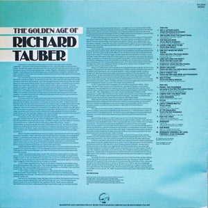Richard Tauber - The Golden Age Of Richard Tauber - 1983 - Quarantunes
