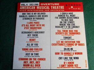 Hugo Montenegro And Orchestra - Overture, American Musical Theatre, Vol. 4 (1953 - 1960) 1961 - Quarantunes