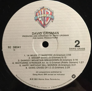 David Grisman - Dawg Jazz / Dawg Grass 1983 - Quarantunes