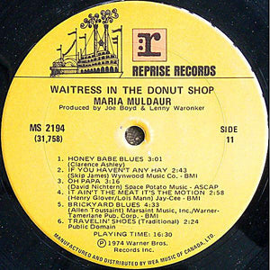 Maria Muldaur - Waitress In The Donut Shop - Quarantunes