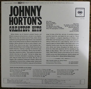 Johnny Horton - Johnny Horton's Greatest Hits - Quarantunes