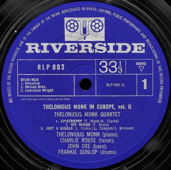 The Thelonious Monk Quartet - Thelonious Monk In Europe Vol. 2 - 1965 - Quarantunes