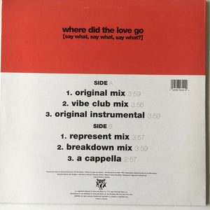 Sabelle - Where Did The Love Go (Say What, Say What, Say What)? - 1994 - Quarantunes