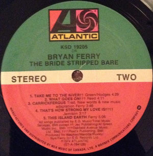 Bryan Ferry - The Bride Stripped Bare - Quarantunes