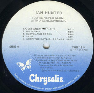 Ian Hunter - You're Never Alone With A Schizophrenic - 1979 - Quarantunes